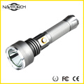 Linterna recargable de aluminio ultra brillante de 810 lúmenes de 500m de largo alcance (NK-2666)